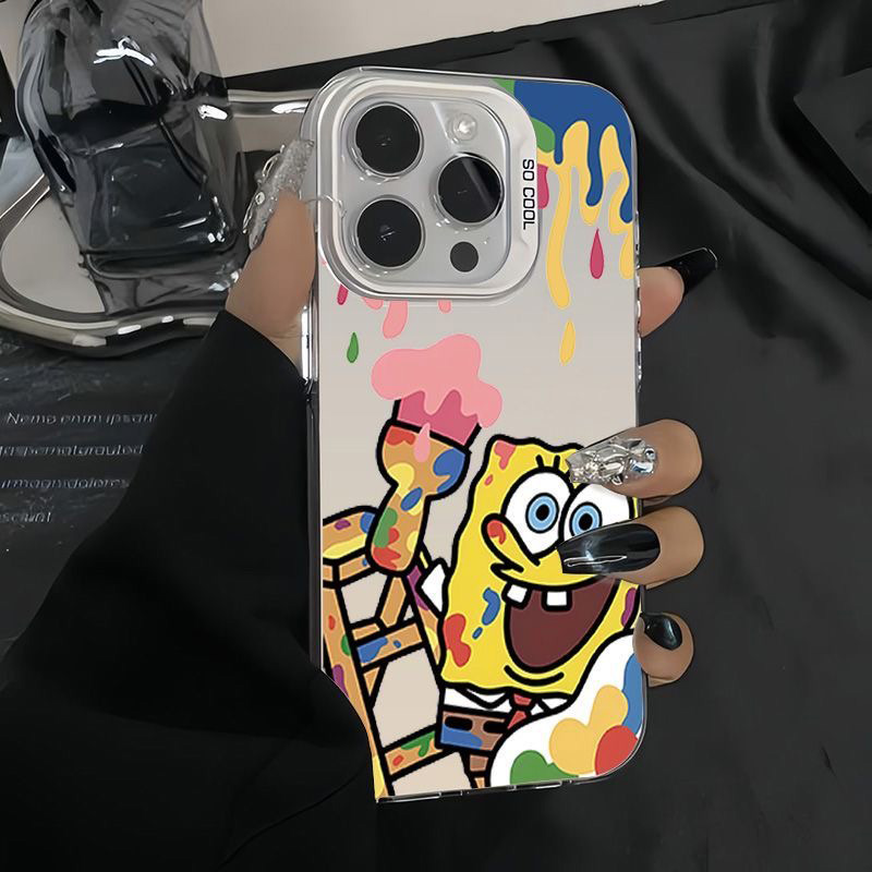 海绵宝宝iqooneo系列彩银壳女款