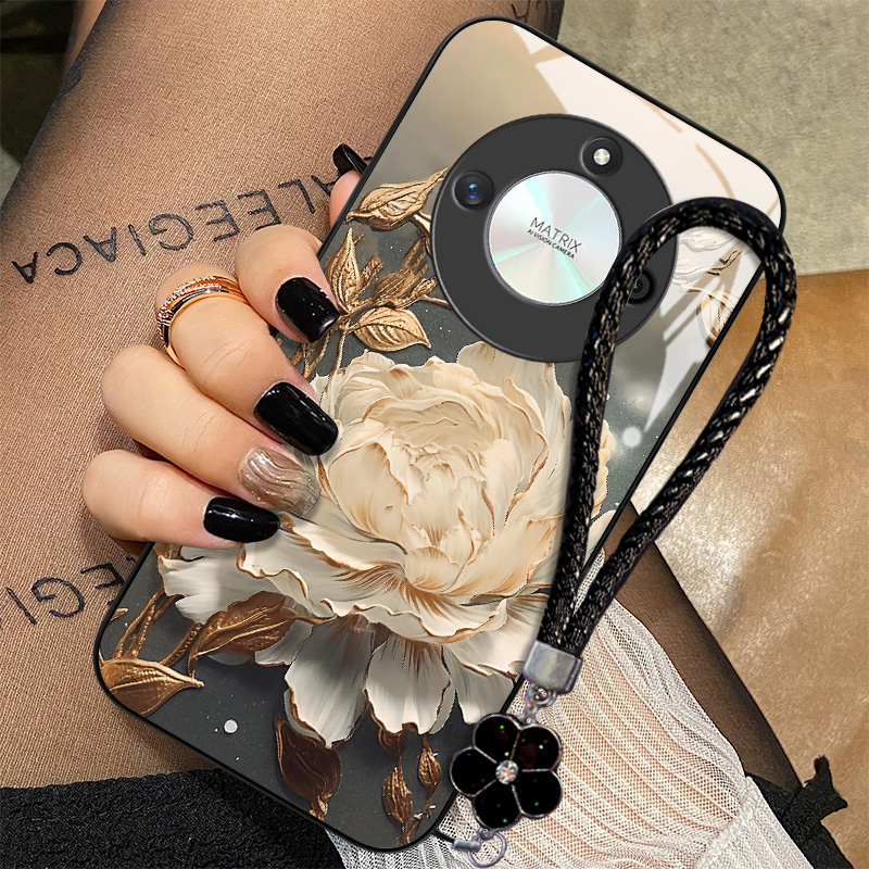 荣耀x50玻璃手机壳小众