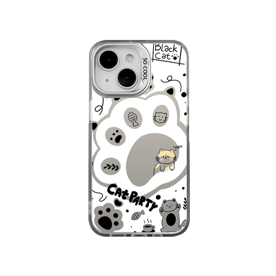 猫爪华为nova系列彩银壳防摔可爱