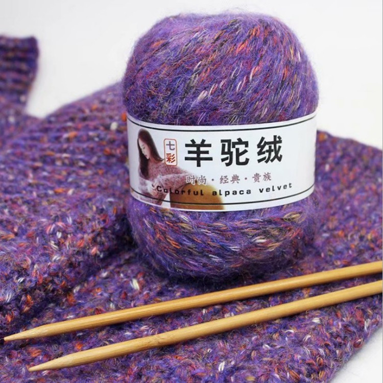 绒粗毛线手编棒针织外套