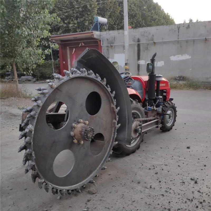 拖拉悬挂式混凝土地面开沟机路沿石开槽机果园林业种植开沟机