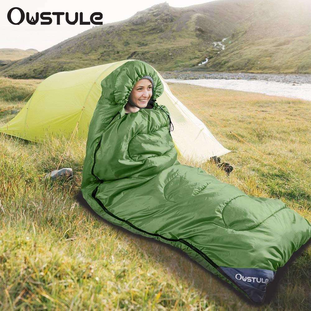 Oustule/奥斯途乐户外单人露营野营防泼水可拼接双人睡袋