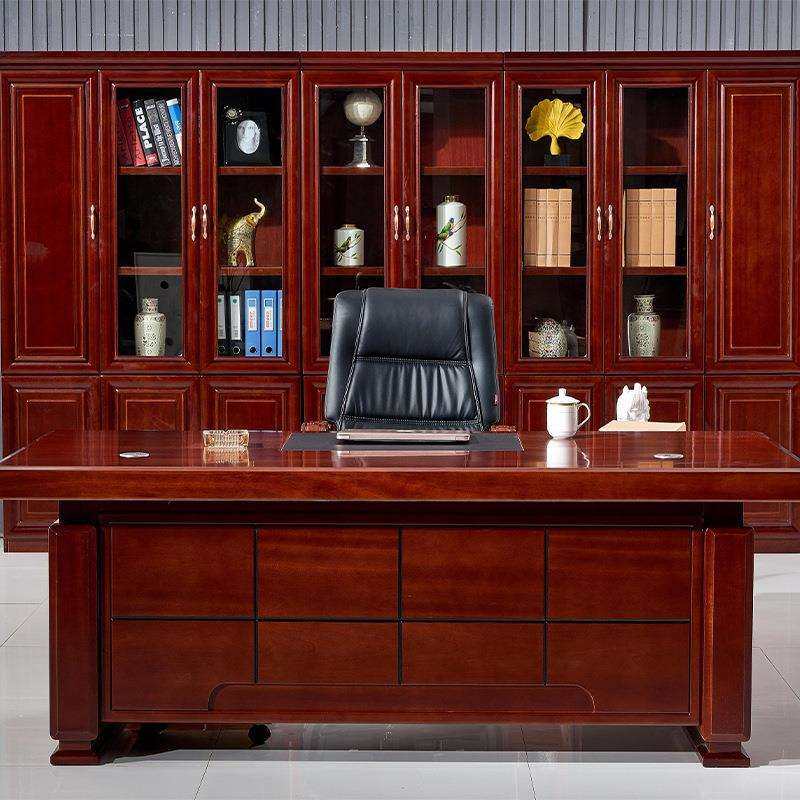 总裁办公班台桌油漆贴木皮桌主管桌办公室大班桌办公桌椅组合工厂,智能设备,其他智能设备,淘宝优惠券,粉丝福利购,淘宝优惠卷