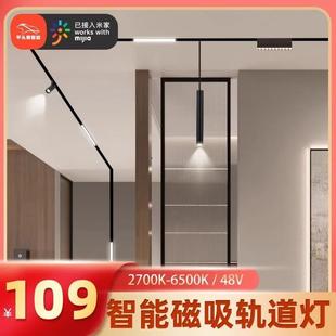 平头熊智能磁吸轨道灯泛光灯格栅灯线条灯led无主灯