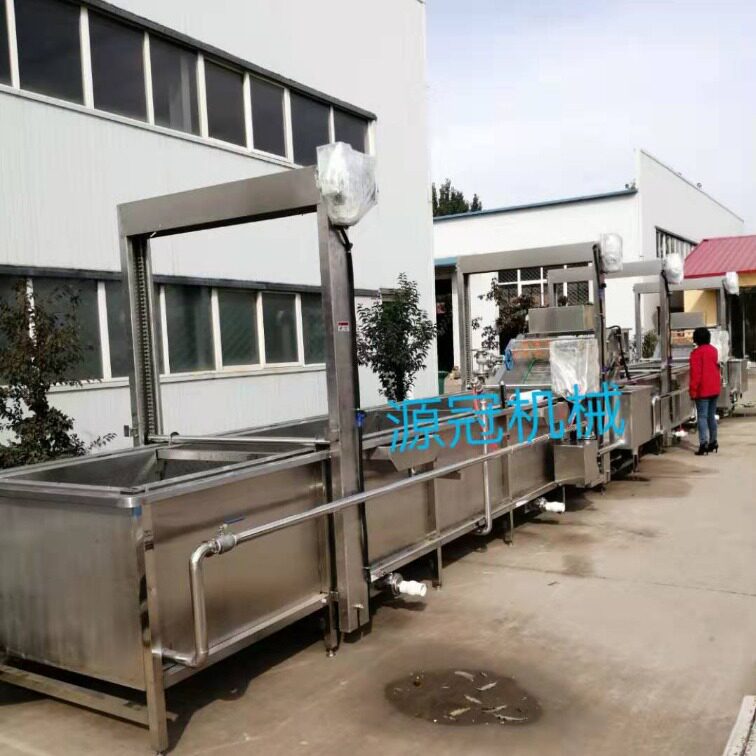 全自动带提升解冻机连续式冻品化冻机冻猪蹄冻凤爪解冻流水线