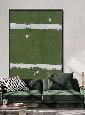 Raoul De Keyser现代抽象客厅装饰画简约大幅沙发落地画卧室挂画