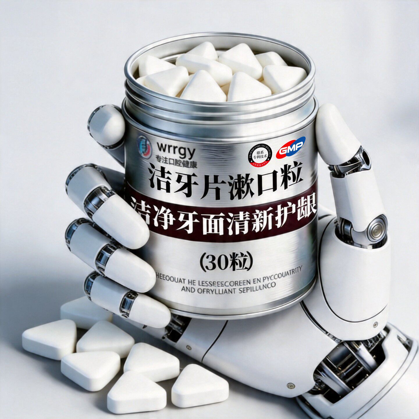 牙缝臭牙黄牙黑不用愁免牙线深层清洁去渍便携装固体牙膏漱口粒