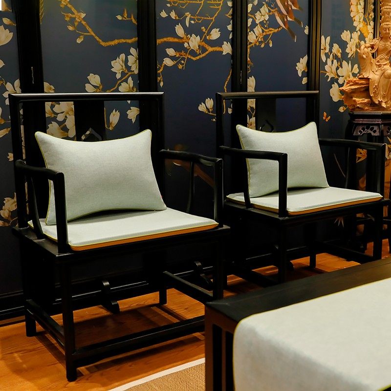 速发中式红木沙发坐垫椅垫实木桌具圈垫餐家茶桌座椅凳子椅子古典