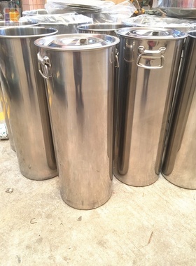 速发SC高珠20-22cm25内6m珍径奶茶桶04不锈钢桶细长奶桶高汤桶加