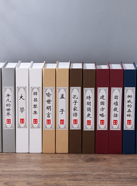 速发新中假式书书装饰品摆件茶餐厅博古架书柜创摆道具模型书意设