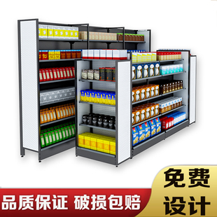 速发超便货利市架店展示架零食中岛双面拆装靠墙陈列架多功金属架