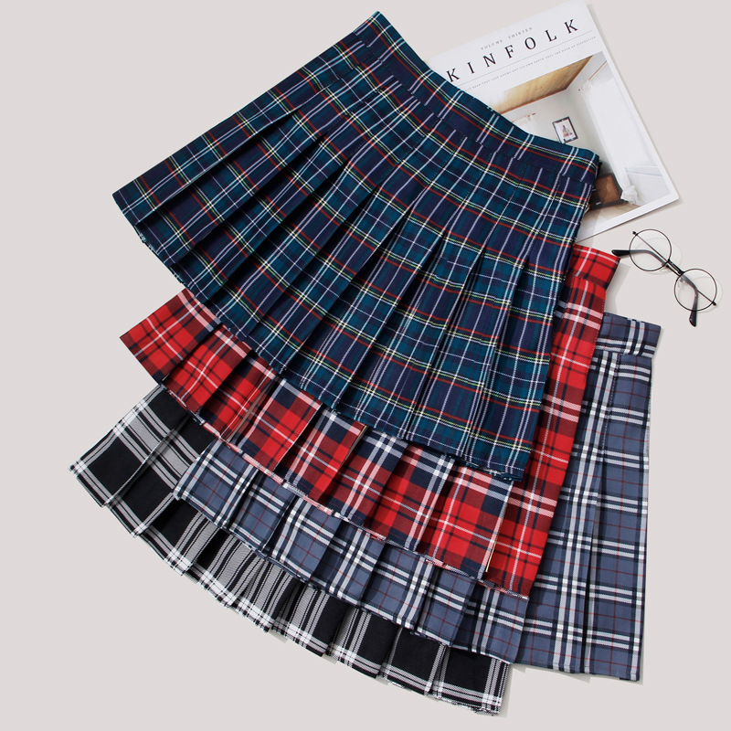 速发FESTY KY Preppy Sty e SuKr Wo Skirts 2021lFashio maw