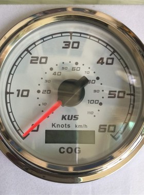 速发速US K度表8000rpm1带背光灯  2/24V 船用汽车改装 白/黑色