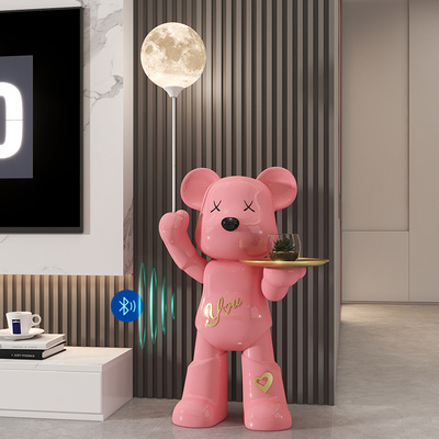 速发熊客厅装型落地摆件电视柜大饰品高端大气上档次存钱罐