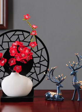 速发家庭客厅装饰小摆件茶几边角几装店家居饭饰品电视柜创意花瓶