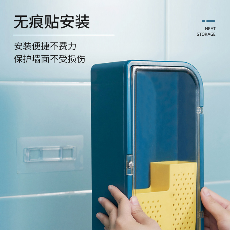 速发筷子篓沥水家用挂式厨房壁挂置物架托创意筒餐具勺子刀架笼收