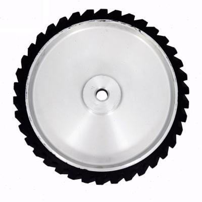 速发2带2砂带机橡胶轮铝芯砂带轮打磨过轮沙0机配件沙带套轮主动