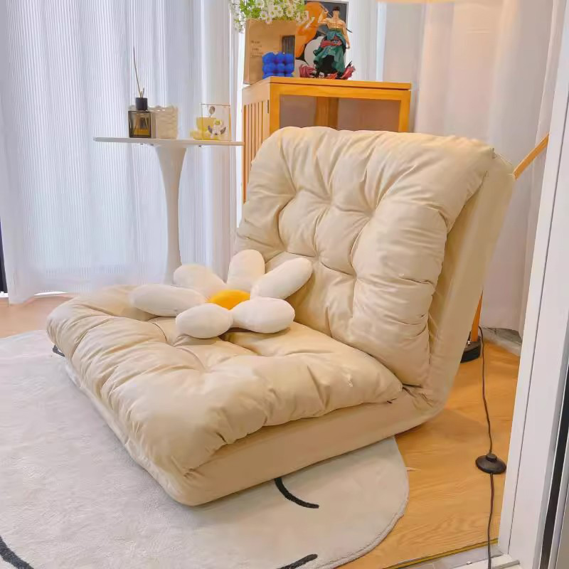 速发懒人沙单可人可睡豆袋发躺榻榻米沙发床卧室小沙发单人豆沙袋