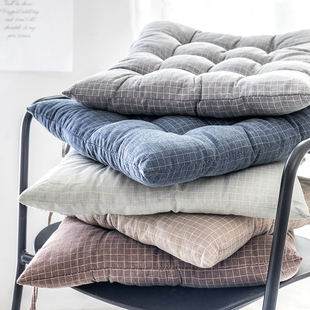 速发加厚坐垫家用绑带垫滑落冬季椅子防椅垫办公生学室凳子屁股座