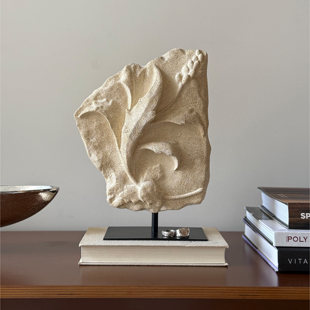 无艺不术原发【Flos】古罗马希腊中古浮雕风花卉砂岩雕塑摆件装饰