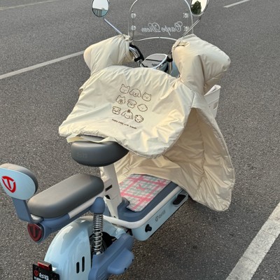 电动车挡风被双面防水春季2025新款电瓶摩托车四季通用夏防晒遮阳