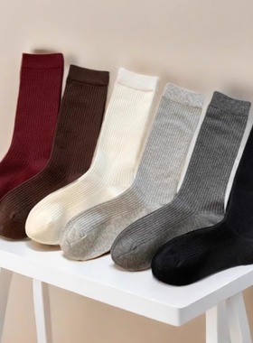 【K^FEISE】百搭时尚糖果色堆堆袜YMR-8866