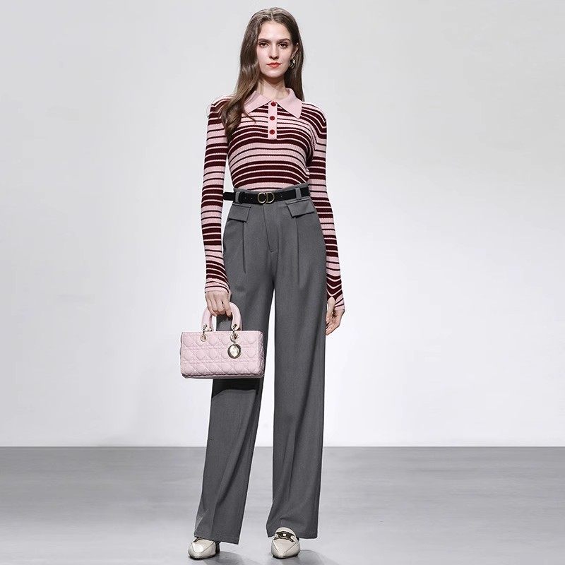 2025秋冬季新款修身针织上衣羊毛打底衫