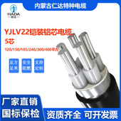 线 YJLV22 电气安装 工业机械数控机床铝芯电缆 5芯 钢带铠装