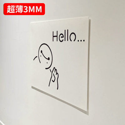 弱电箱强电箱遮挡装饰画免打孔超薄配电箱盖板亚克力板定制电表箱