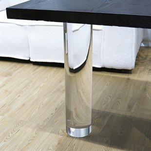 透明亚克力圆柱桌腿定制餐桌支架岛台支撑腿圆柱型一字型书桌腿