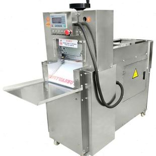 新型数控羊肉切片机商用切羊肉卷机全自动肥牛冻肉五花肉刨片机器