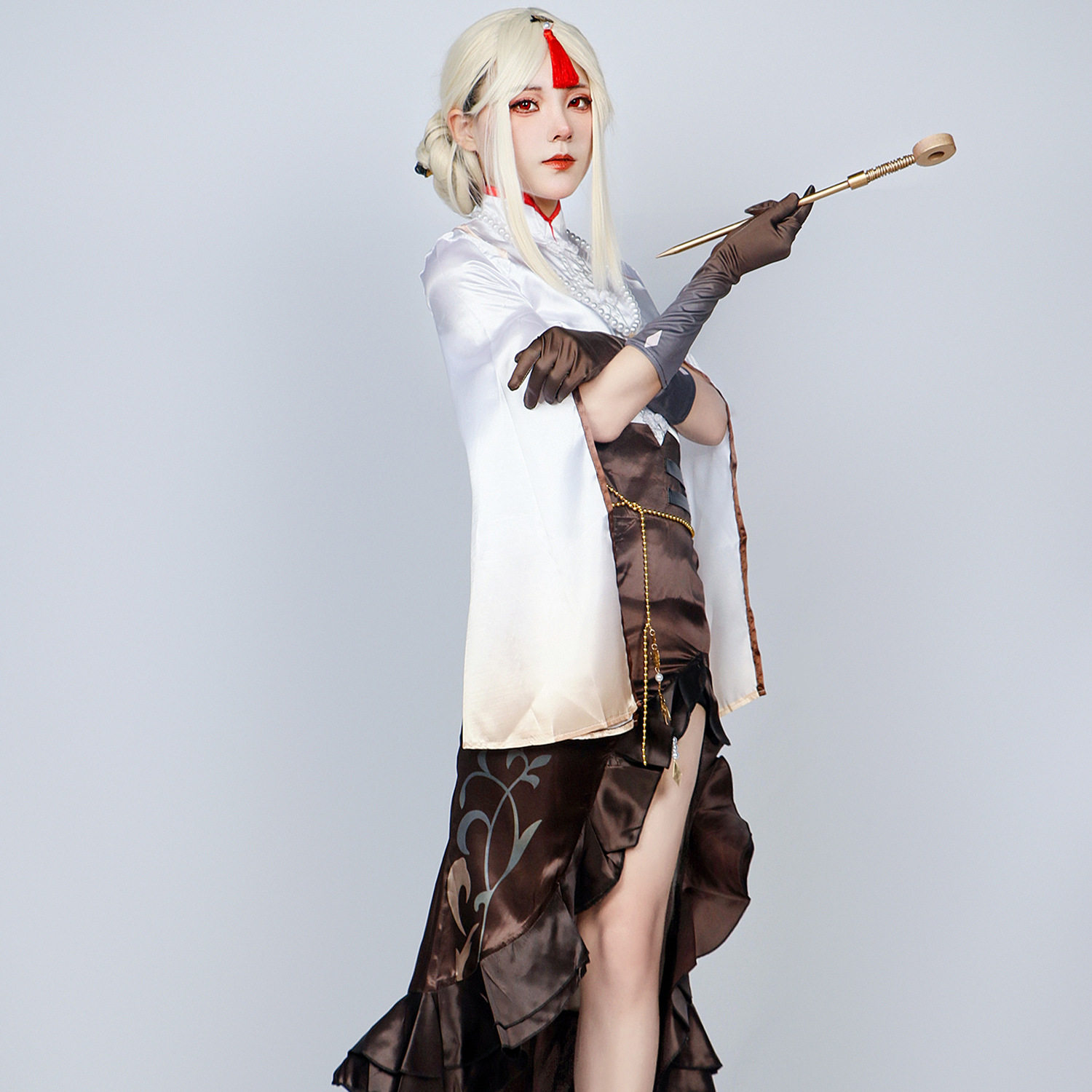 雾都原神夜兰凝光必胜客联名cosplay联动夜兰凝光COS服装_虎窝淘