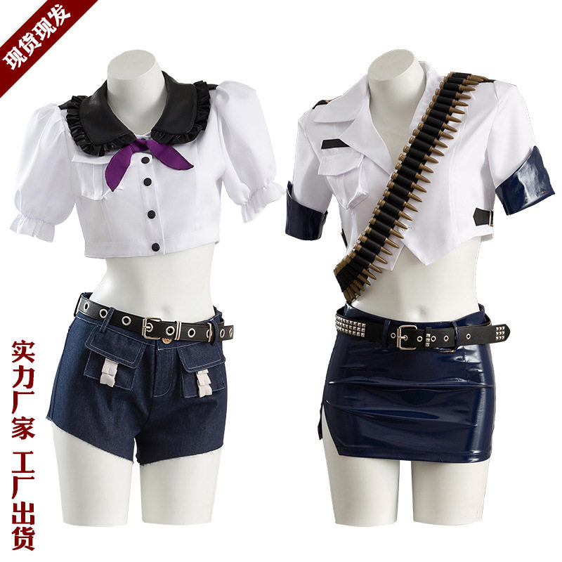 吊带袜天使cos服潘迪史朵巾警官制服cosplay女装