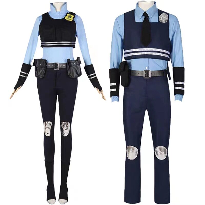万圣节服装疯狂动物城judy兔子朱迪警官服装男女款play