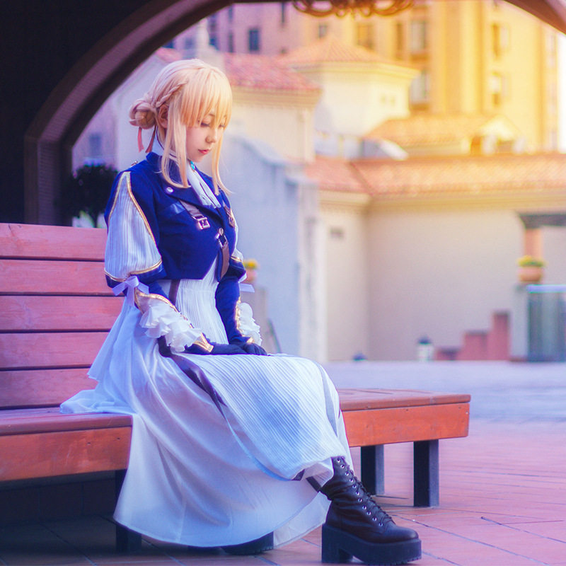 紫罗兰永恒花园cos服京紫薇尔莉特伊芙加登cosplay服装