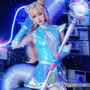 拉克丝太空律动cos服LOL英雄联盟套装游戏cosplay假发耳机女装