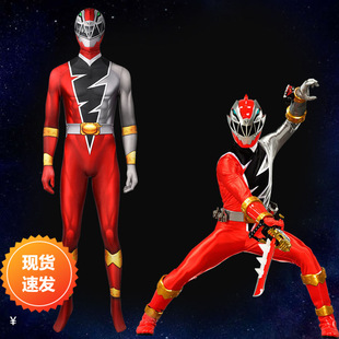 漫天际骑士龙战队龙装者龙装红向连体紧身衣cos服表演出J21018BA