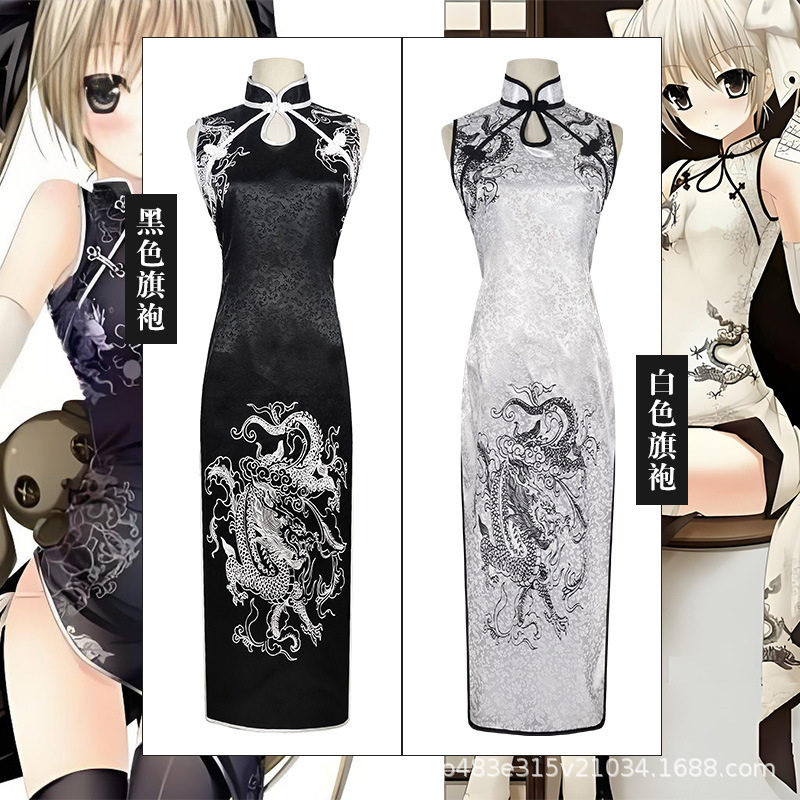 缘之空春日野穹穹妹旗袍二次元装古装角色扮演服套装cos服装现货