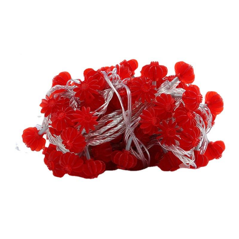 led彩色灯年新ZBG装饰宵中国结彩灯元旦元节LED红灯笼笼节日灯