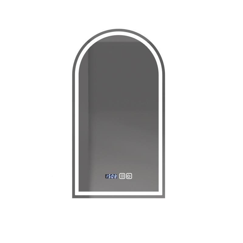 拱形智能室镜带灯卫生间E洗手台妆化镜LD发光触无品牌/浴摸屏卫浴