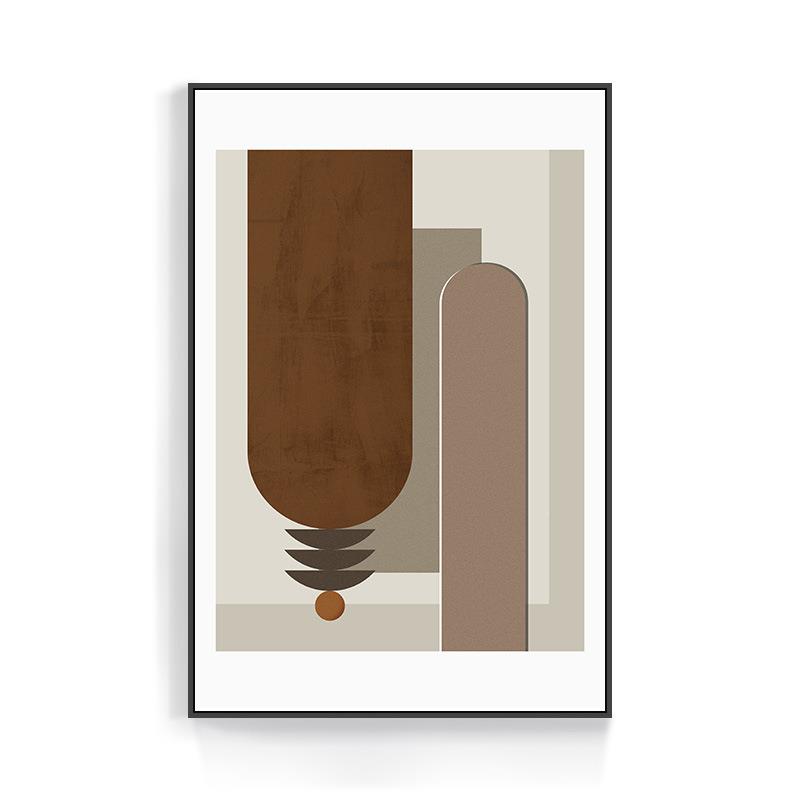 现代简装饰画墙面三联画几何抽画象北欧挂画客约沙发背AXL-431厅