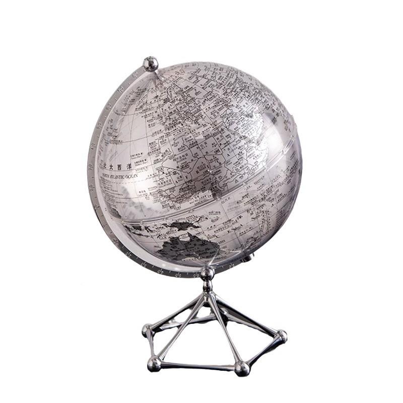 透明学地仪高清地球球工仪20cm生教学厂摆件礼品