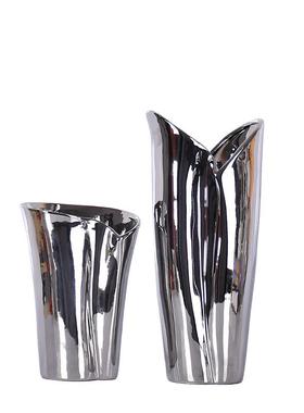 瓷创意陶瓷现银代轻件奢镀陶花瓶摆新中式客厅J1264家居装饰柜摆