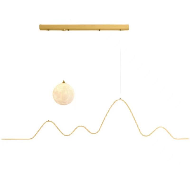 现代简约餐眼吊404灯意式厅极简餐灯轻奢饭厅吊灯长桌条护灯北欧