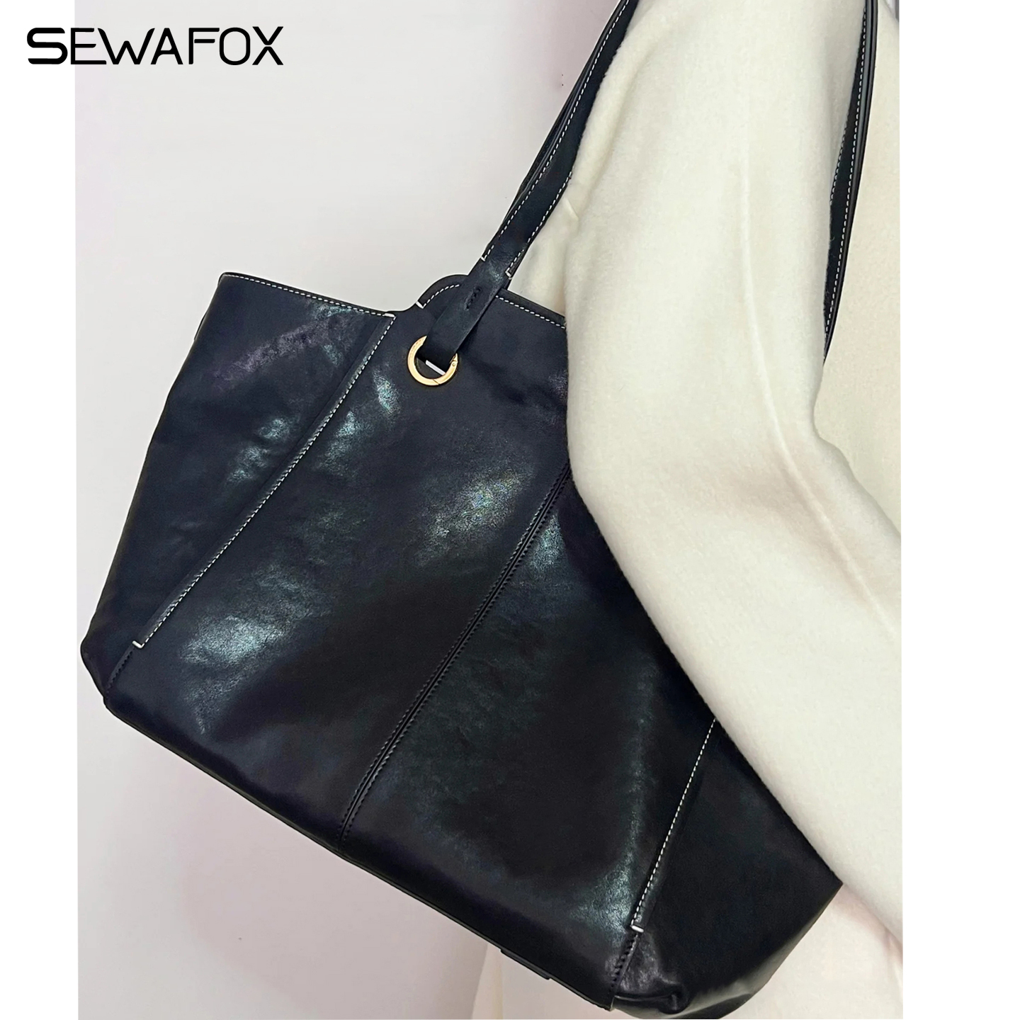 小众设计飞角托特包简约腋下包