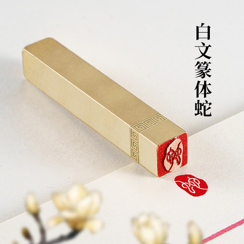 九千年铜印章篆刻书画蛇年铜章