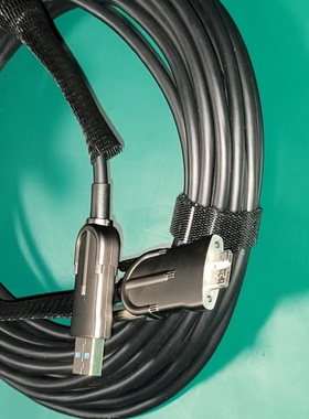 USB3.0光纤AOC数据线A公MicroB兼容海康大恒华睿basler工业相机