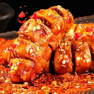 回乡寨子烤面筋宁夏清真食品烧烤味麻辣味爆辣味豆干素肉面筋30克