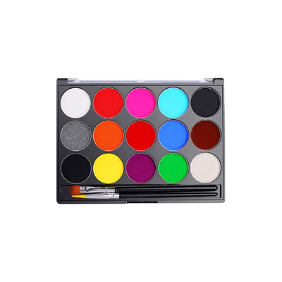 儿童脸部彩绘面部彩绘颜料工具套装脸绘无毒人体水溶性画脸颜料摆摊化妆舞台妆彩绘膏人体人脸脸上彩绘脸彩妆