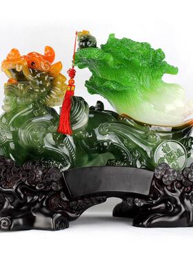 客白厅貔貅菜金摆蟾开摆件家居金蝉装饰品设业19412工艺品招财仿